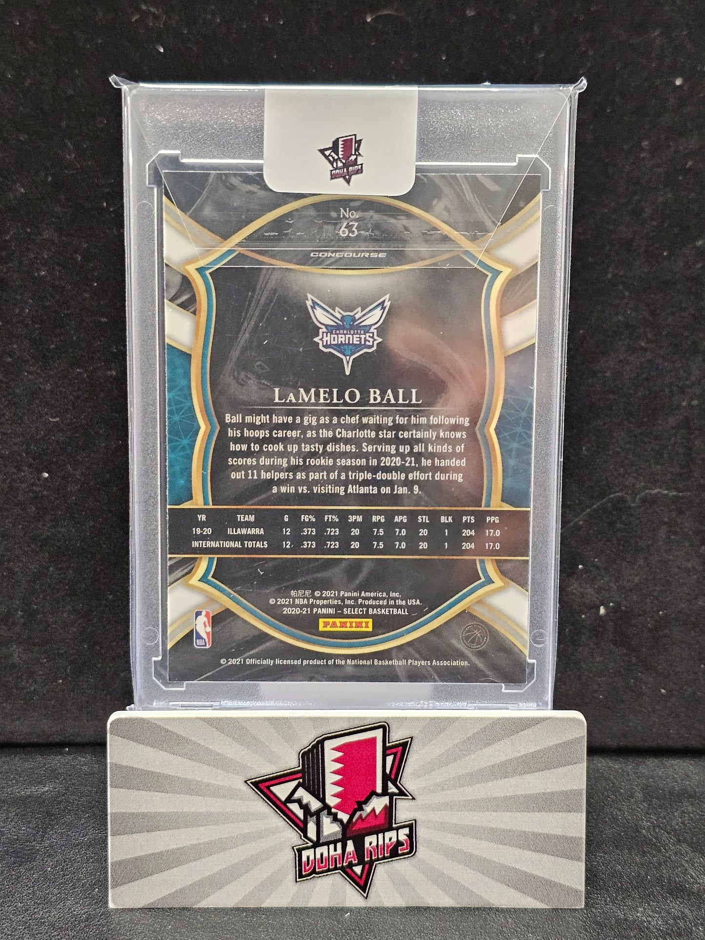 2020/21 Select LaMelo Ball Concourse Level RC