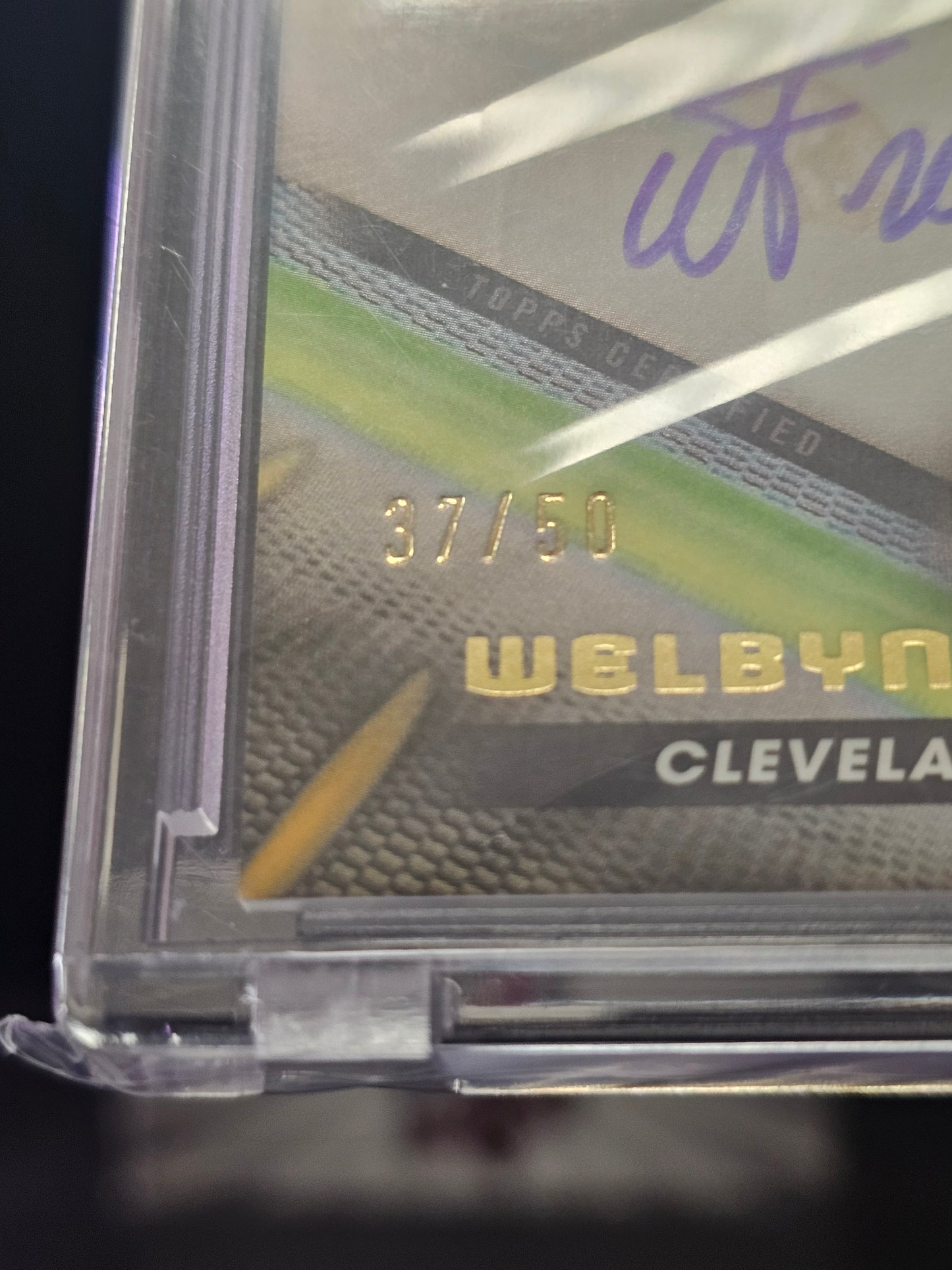 2023 Bowman Inception Welbyn Francisca 37/50 Auto Gold Foil