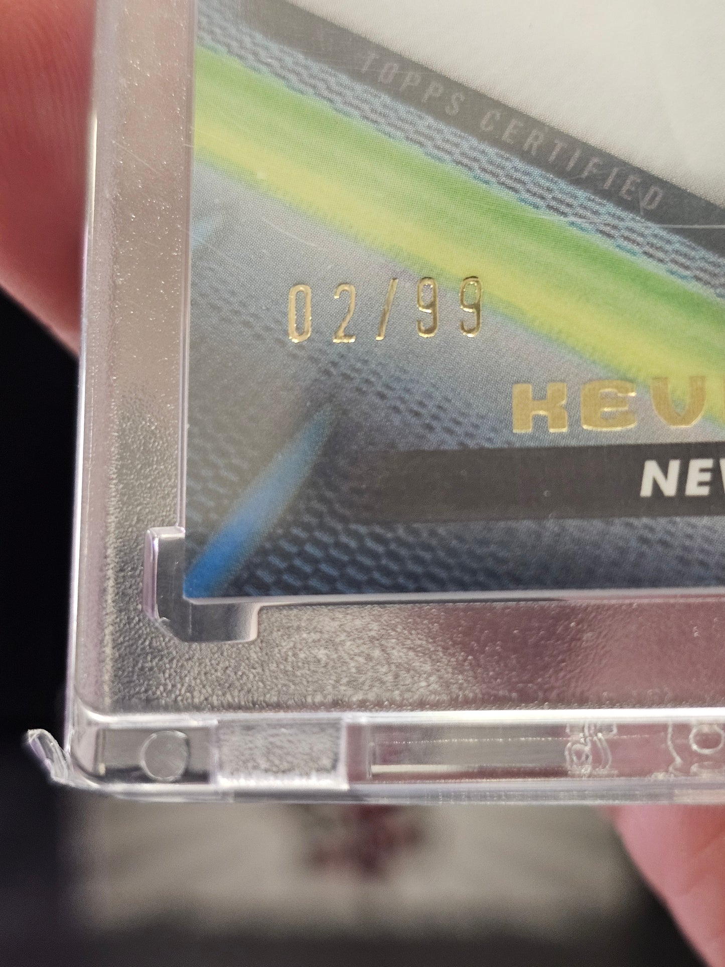 2023 Bowman Inception Kevin Parada 02/99 Auto Blue Foil