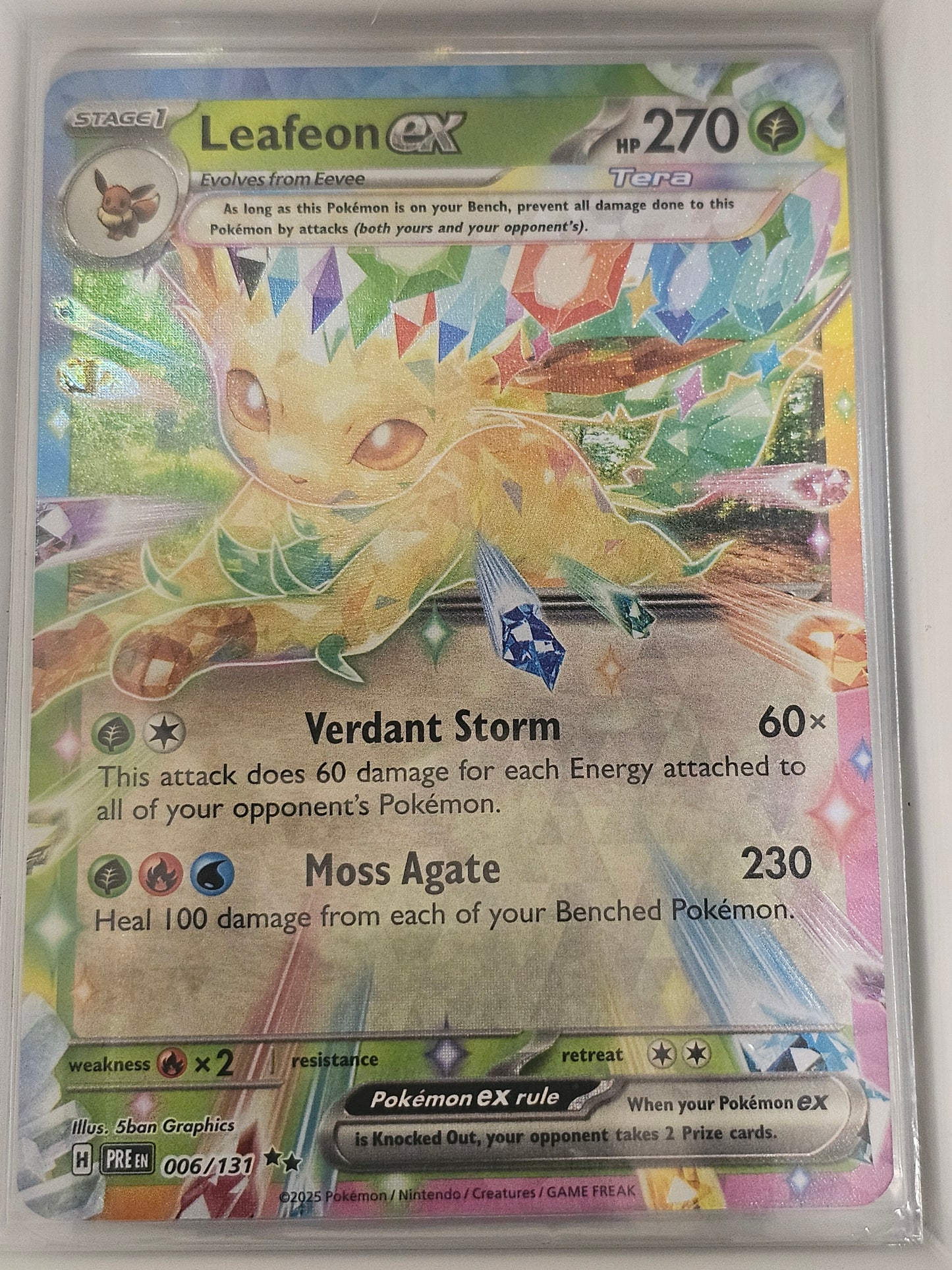 Leafeon EX 006/131 Prismatic Evolution