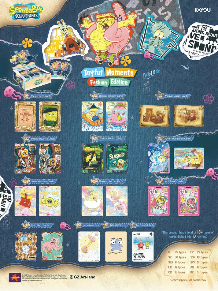 SpongeBob SquarePants Joyful Moments Booster Box