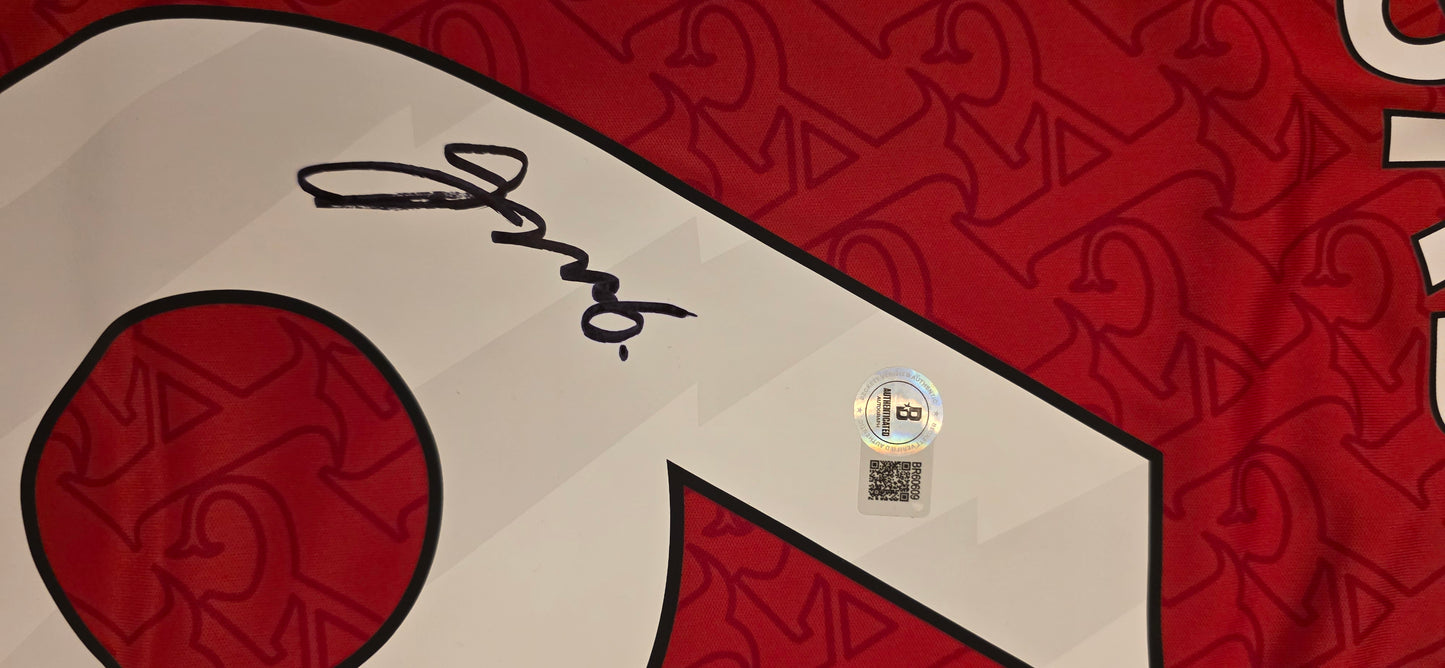Gabriel Magalhaes Autgraphed Arsenal Jersey