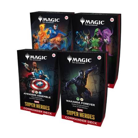 MTG Marvel Super Heroes Commanders Decks
