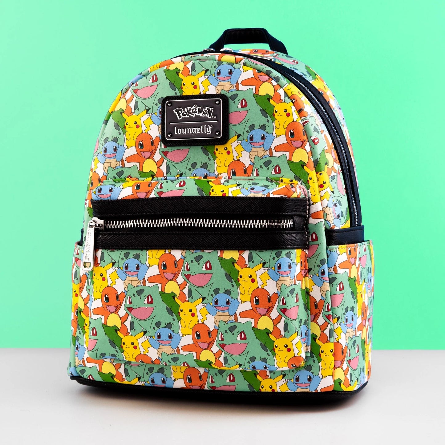 Pokémon Starters and Pikachu Loungefly Backpack
