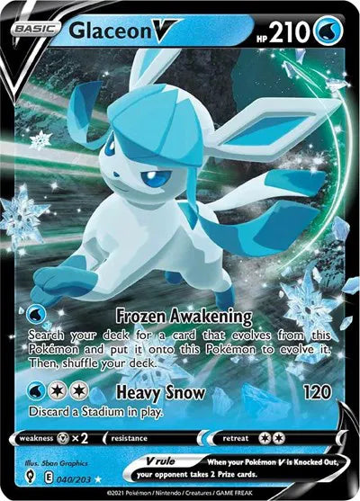 Glaceon V 040/203 Evolving Skies