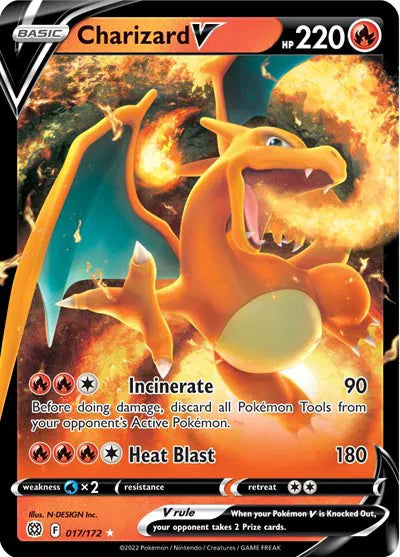 Charizard V 017/172 Brilliant Stars