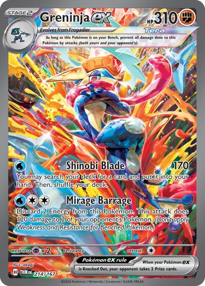 Greninja ex 214/167 Twilight Mazquerade