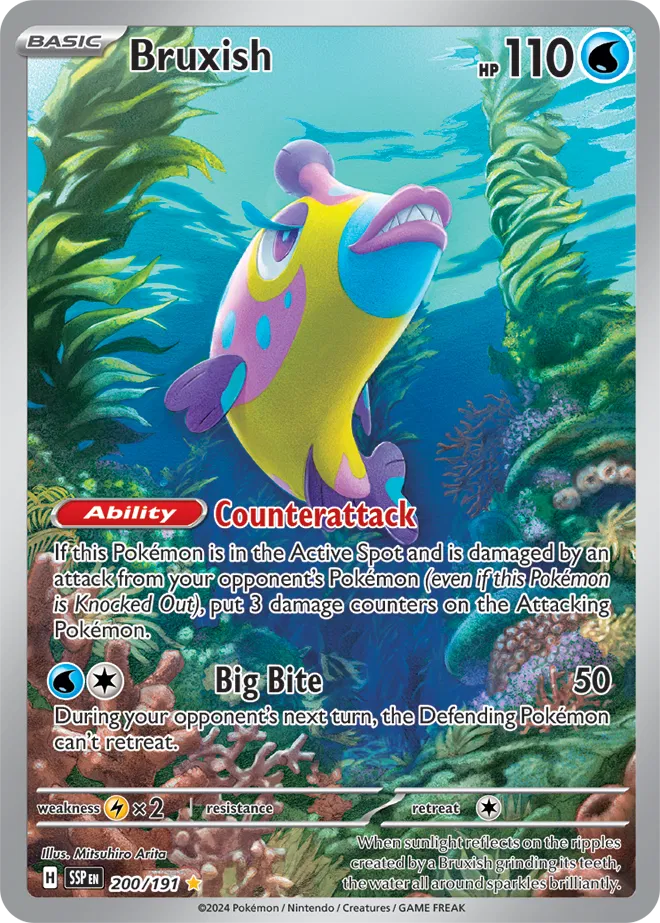 Bruxish Full Art 200/191 Surging Sparks