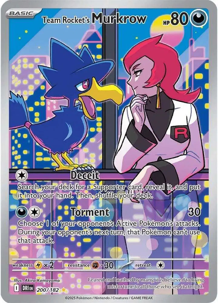 Team Rocket's Murkrow 200/182 Destined Rivals