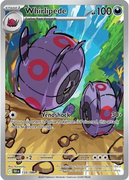Whirlipede 133/086 Black Bolt
