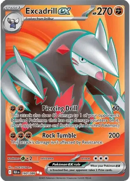 Excadrill ex 160/086 Black Bolt