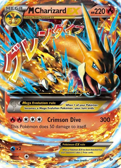 M Charizard EX 13/106 Flashfire