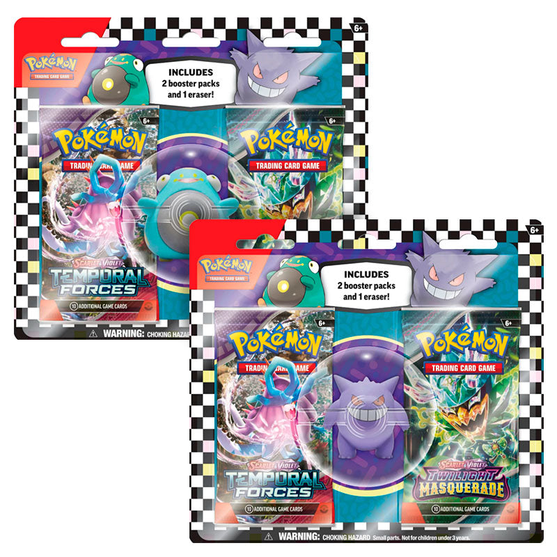 Pokémon Eraser 2 Pack Blister