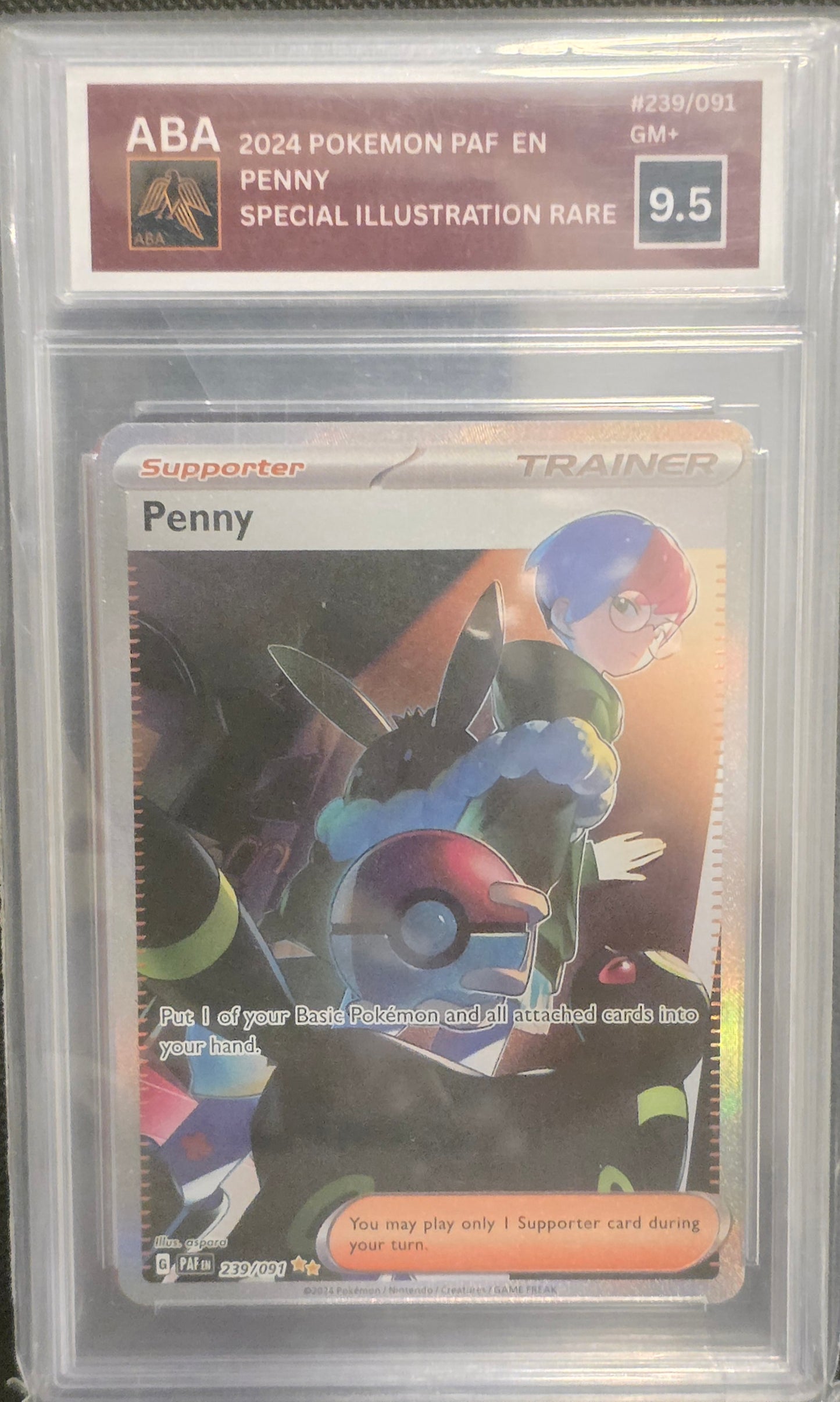 Penny 239/091 Paldean Fates ABA 9.5