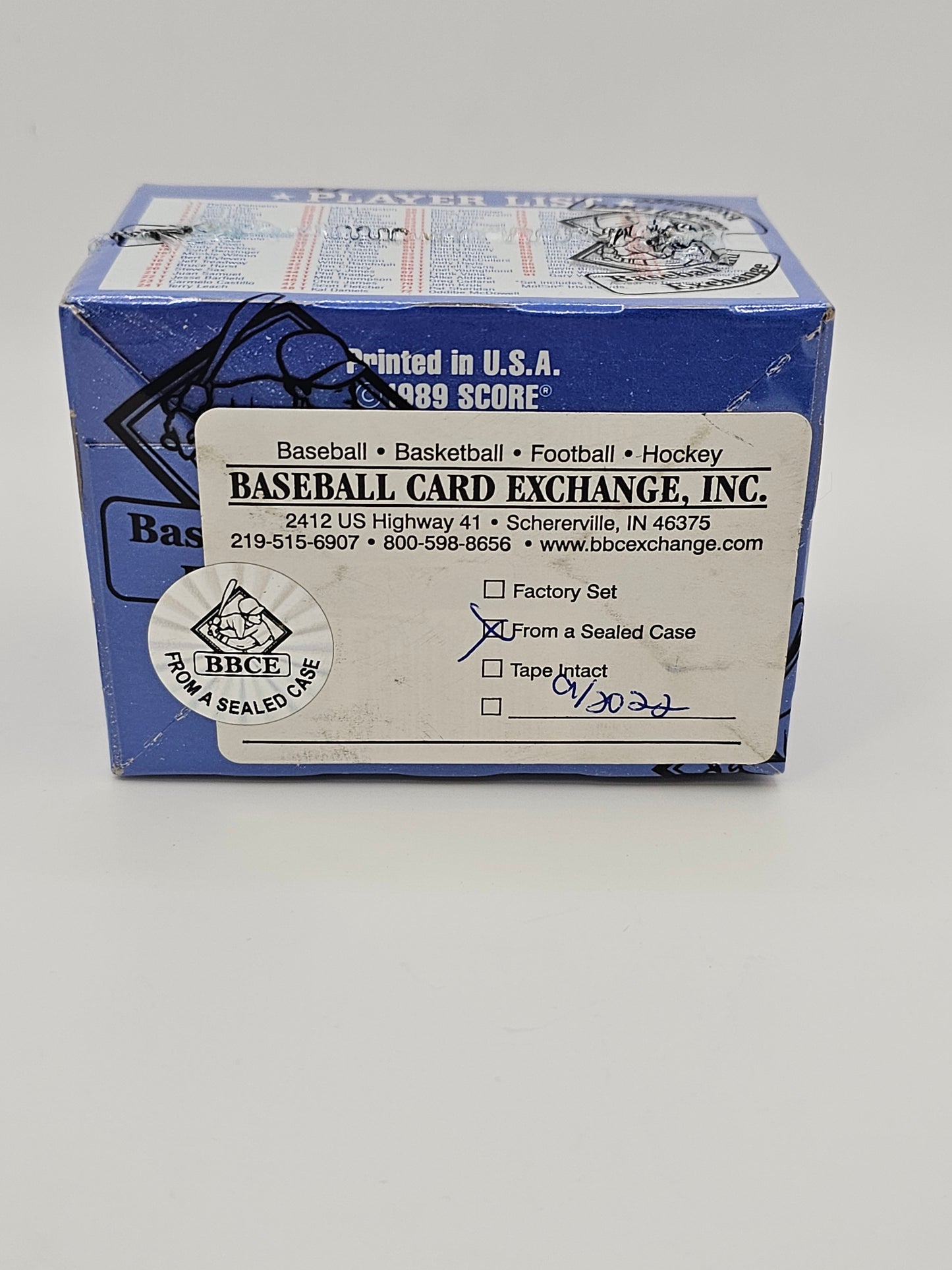 1989 Score Rookie & Traded Ser BBCE Sealed