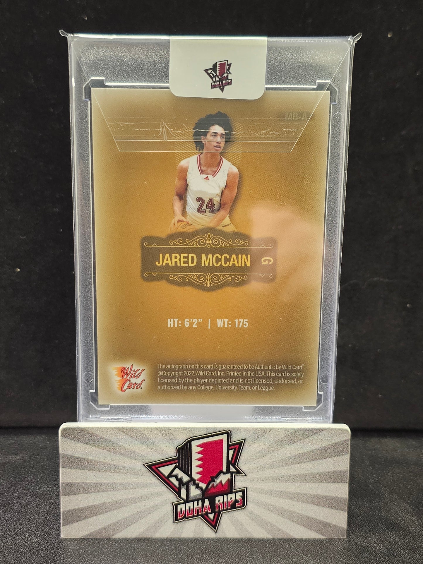 2022 Wild Card Jared McCain Permium Auto 56/100