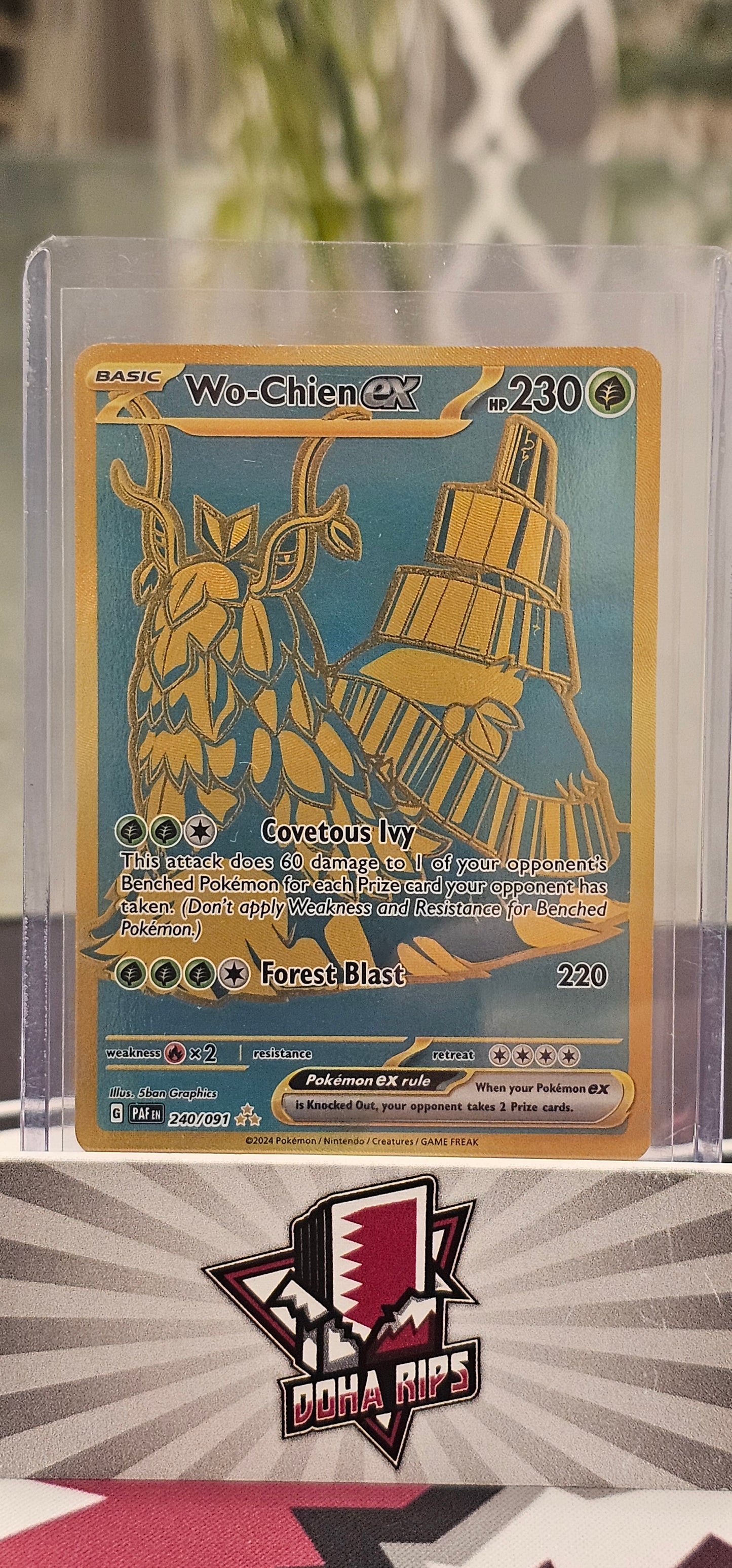 Wo-Chien EX 240/091 Paldean Fates