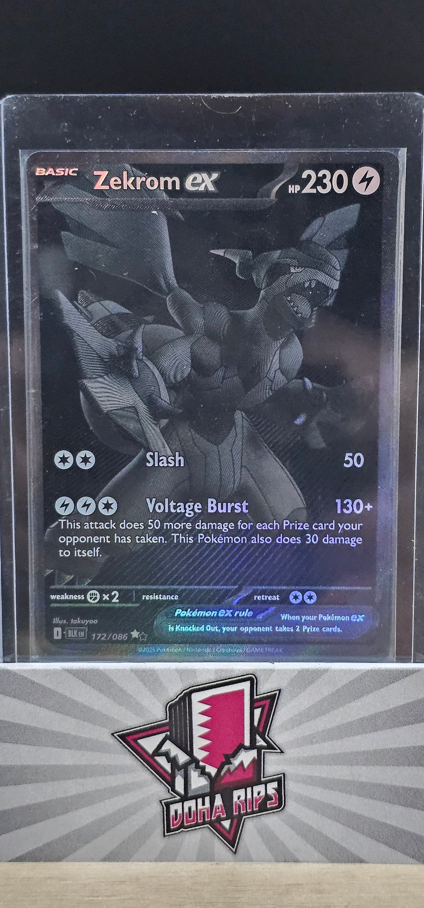 Zekrom EX 172/086 Black Bolt