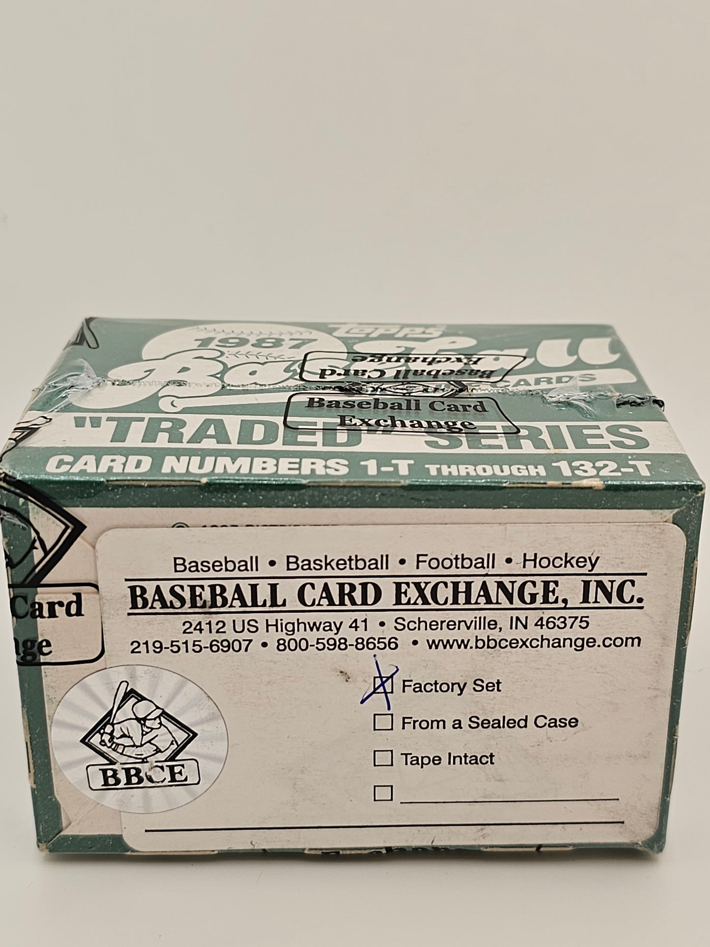 1987 Topps Traded Set BBCE Sealed from a factory set