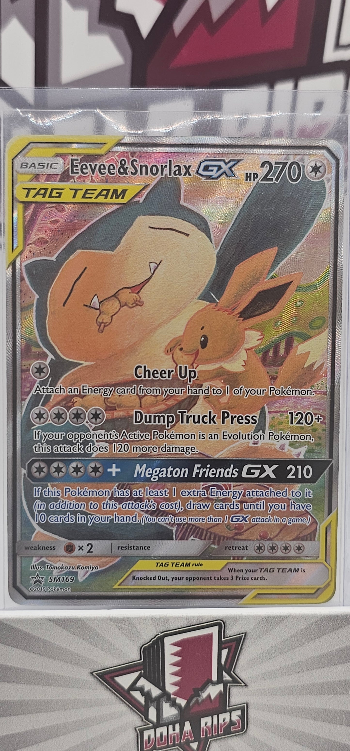 Eevee & Snorlax GX SM169