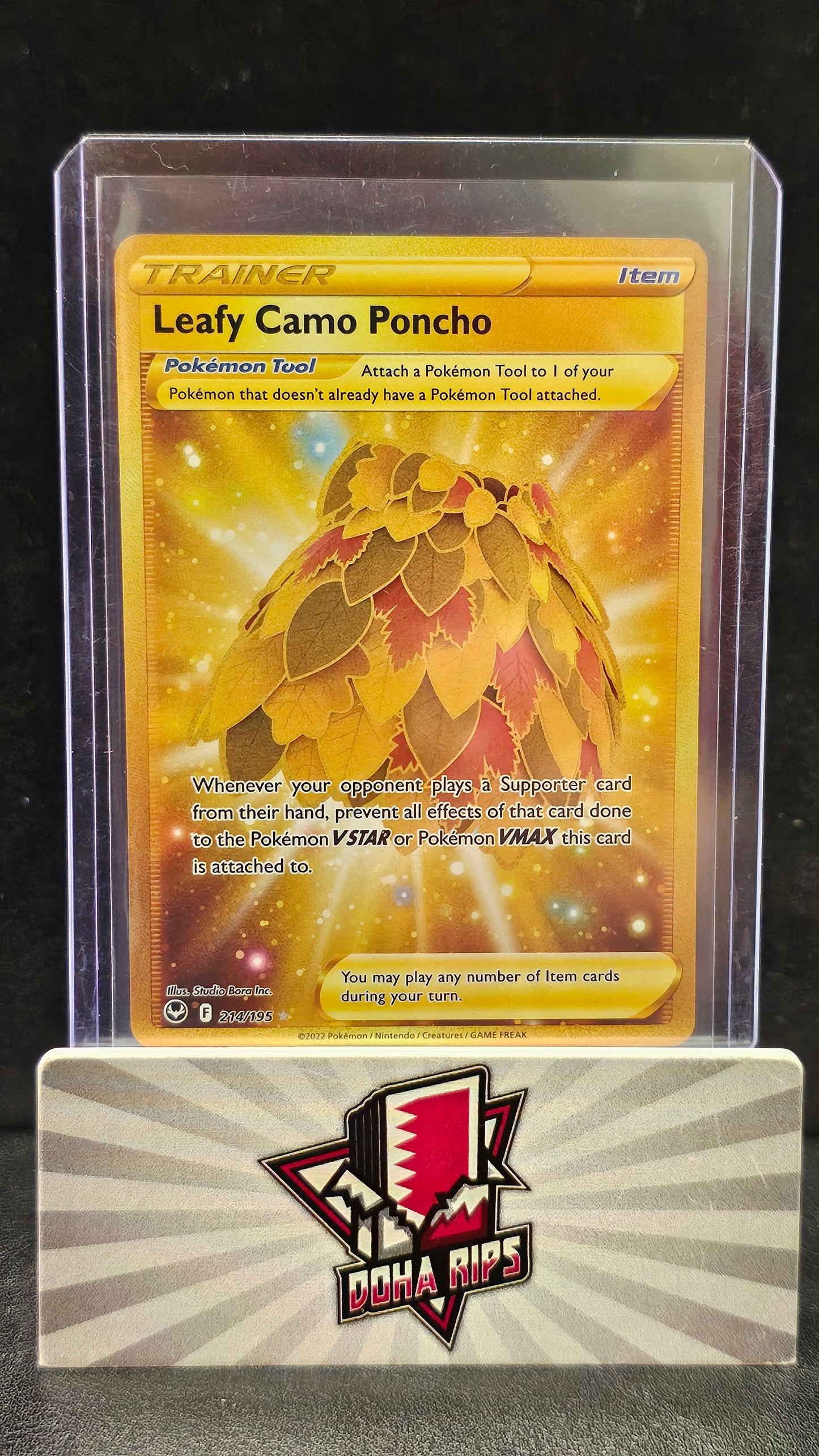 Leafy Camo Pancho 214/195 Silver Tempest