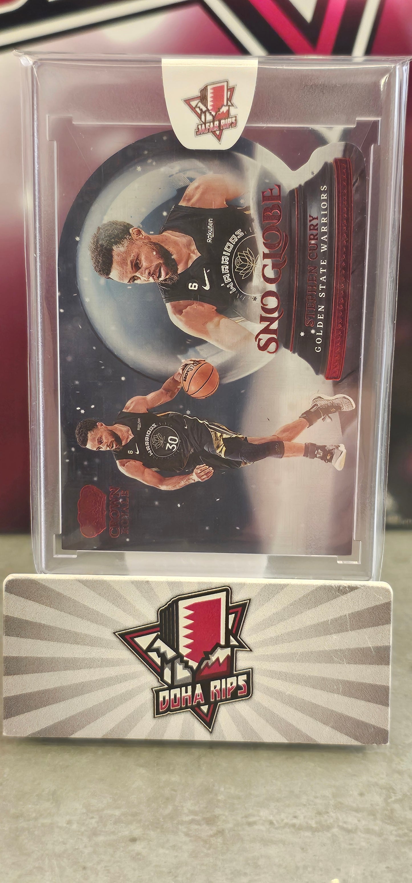 2022/23 Crown Royale Steph Curry Sno Globe Asian Red
