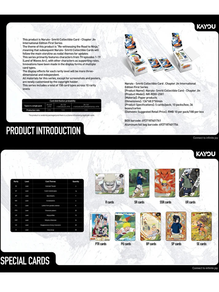Naruto Series 1 Jin Booster Box