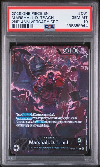 Marshall.D.Teach (English 2nd Anniversary Set) PSA 10