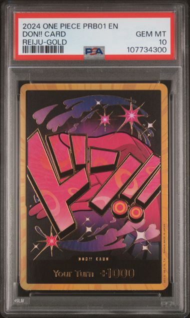 Reiju-Gold Don!! Card PRB01 PSA 10