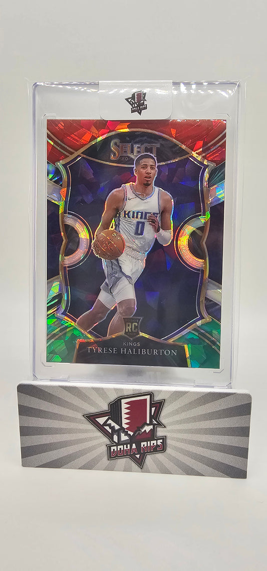 2020/21 Select Tyrese Haliburton Concourse Tri Color Rookie Card