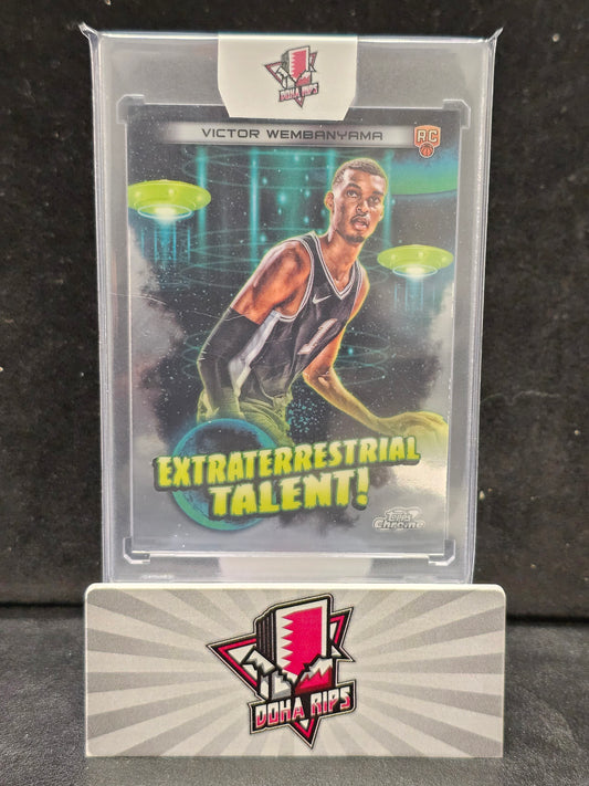 2023/24 Topps Chrome Cosmic Victor Wembanyama Extraterrestrial Talent