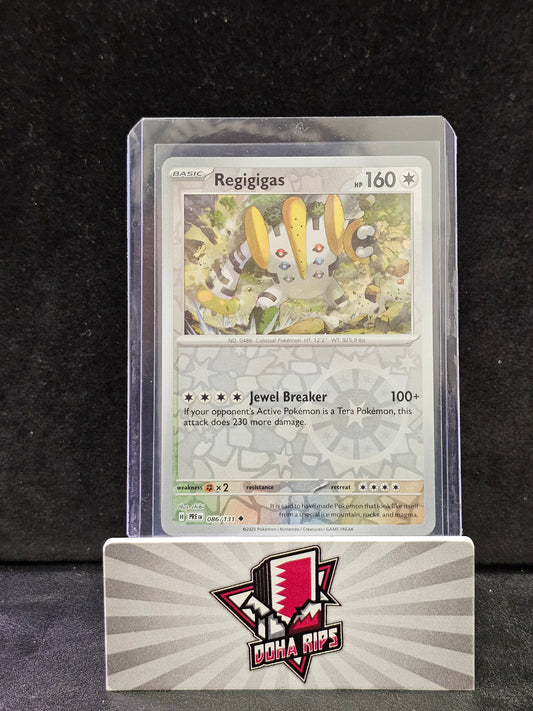 Regigigas Reverse Holo 086/131 Prismatic Evolution