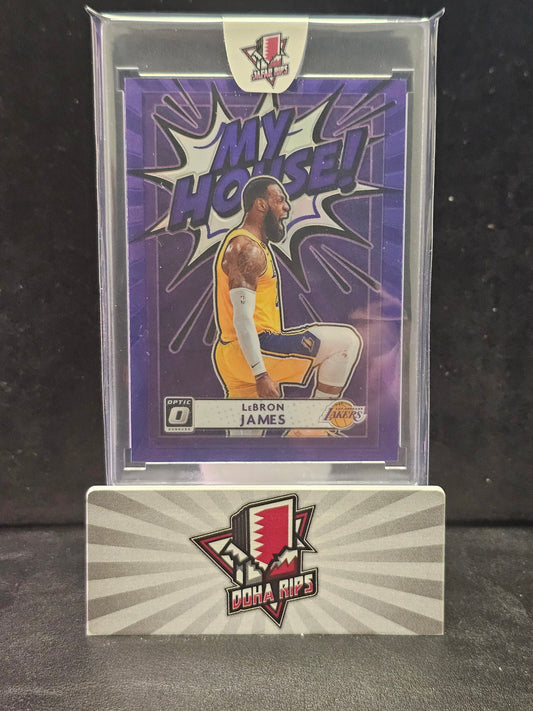 2020/21 Optic Lebron James My House Purple Prizm