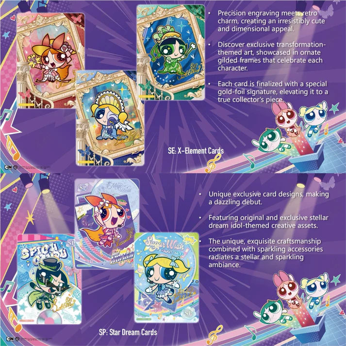 The Powerpuff Girls Starlight Edition Series 01 Booster Box
