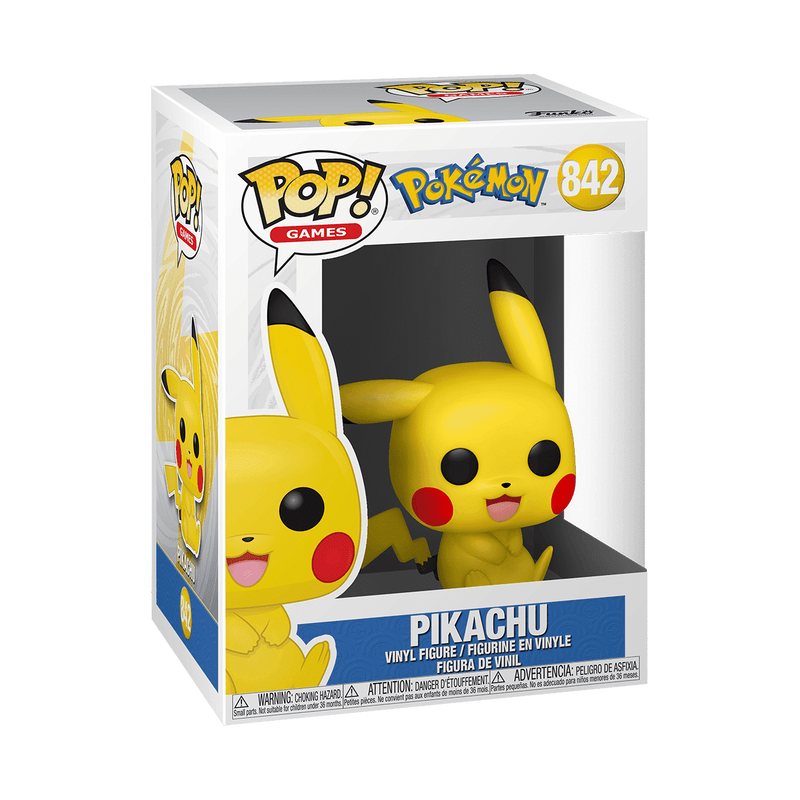 Pikachu Sitting Funko Pop Figure