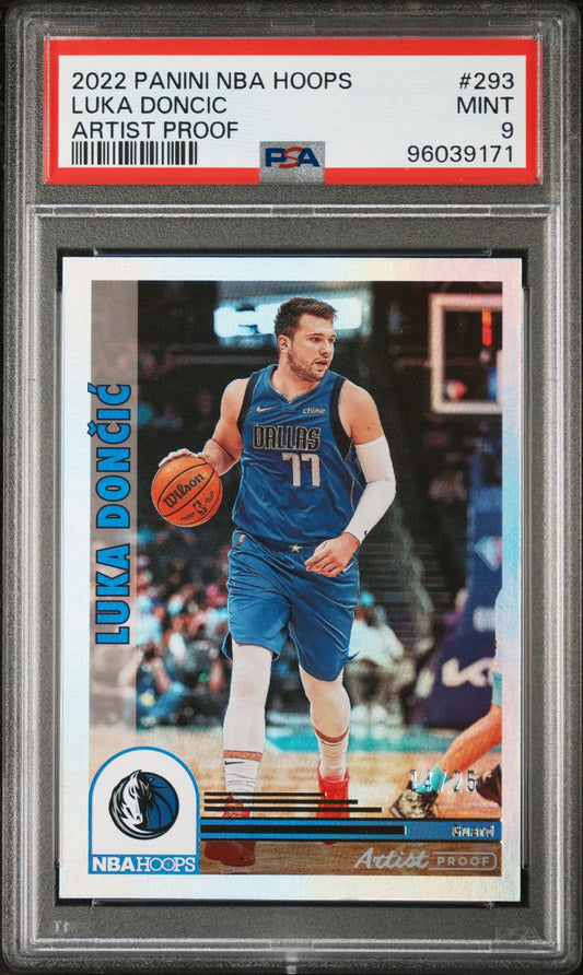 2022/23 NBA Hoops Luka Doncic Artist Proof 14/25