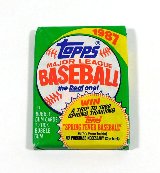 1987 Topps Baseball Wax Packs