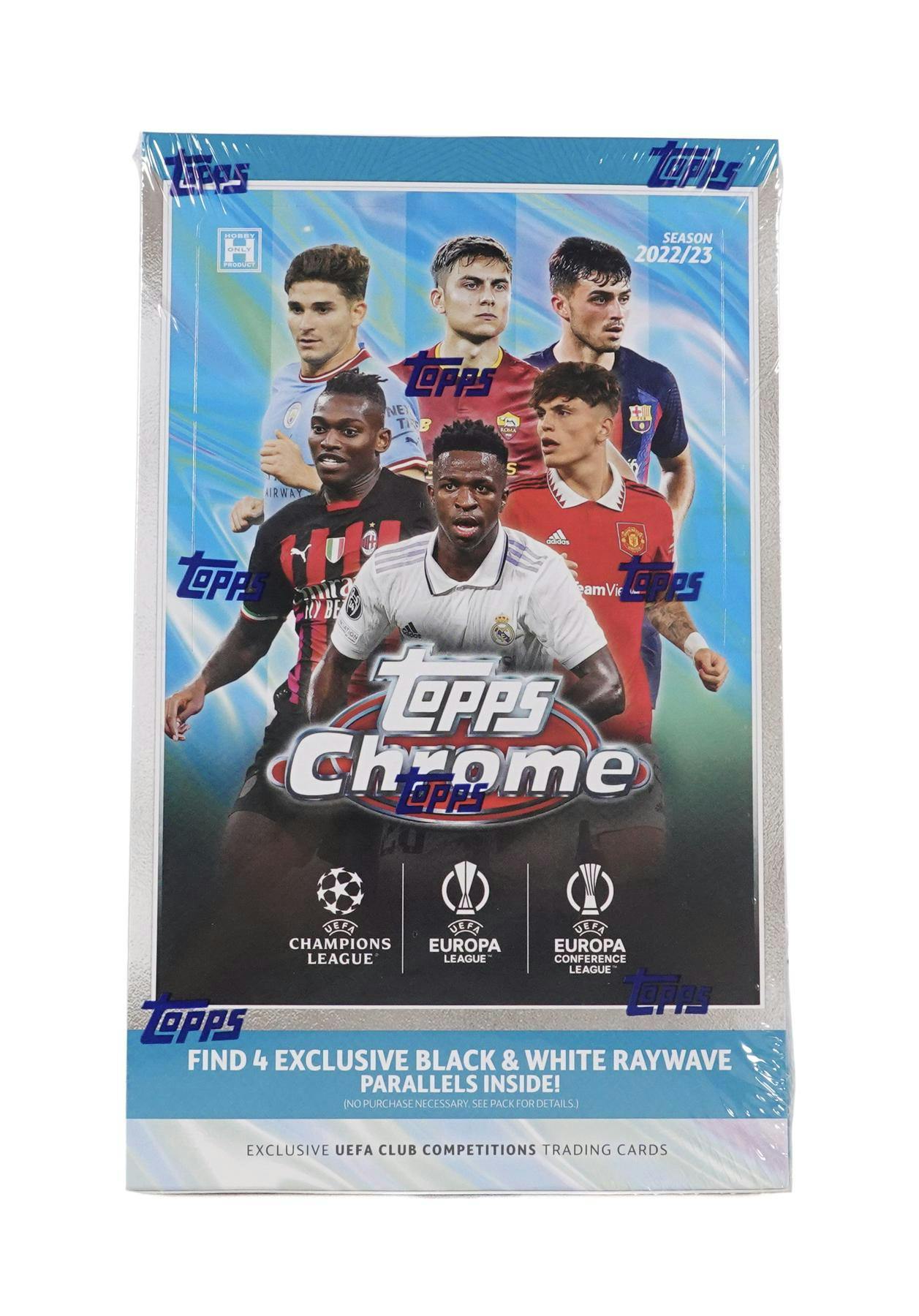 2022/23 Topps Chrome UEFA Club Competions Soccer Hobby Lite Box