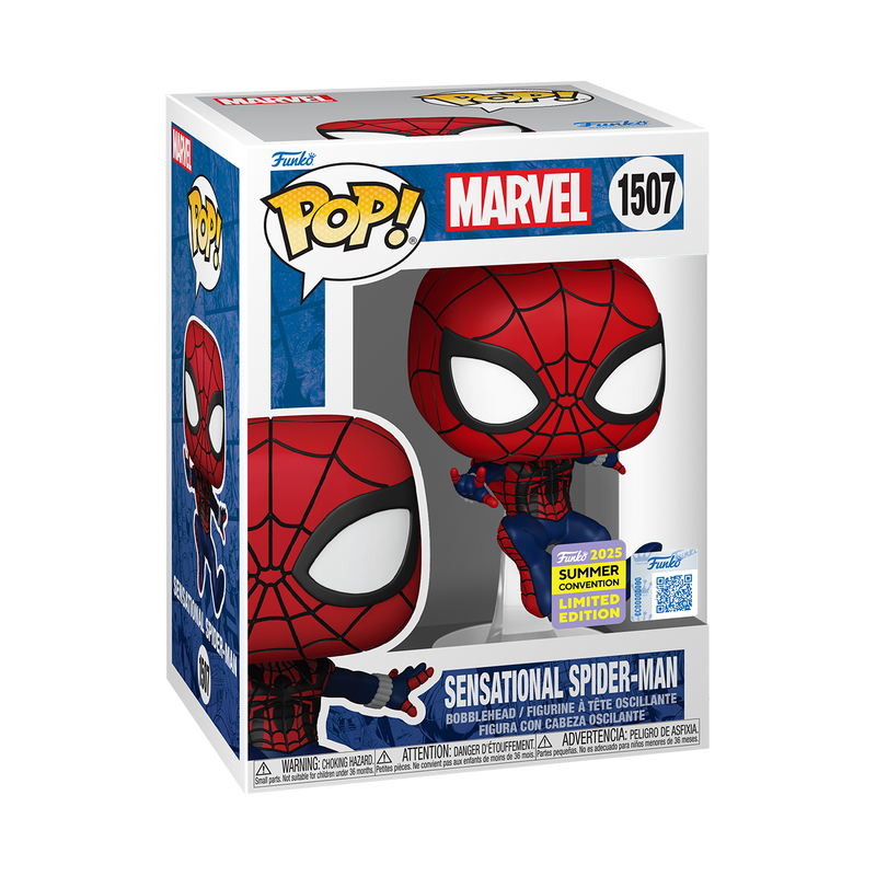 Sensational Spider-Man Funko Pop Figure SDCC2025 Limited Edition