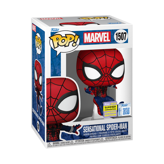 Sensational Spider-Man Funko Pop Figure SDCC2025 Limited Edition