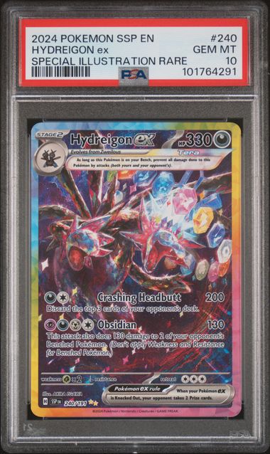Hydreigon EX 240/191 Surging Sparks PSA 10