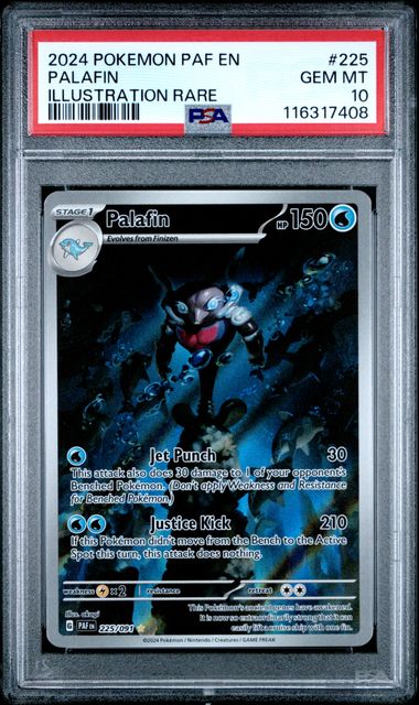 Palafin 225/091 Paldean Fates PSA 10