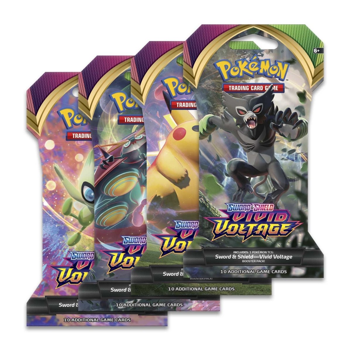 Vivid Voltage Sleeved Booster packs