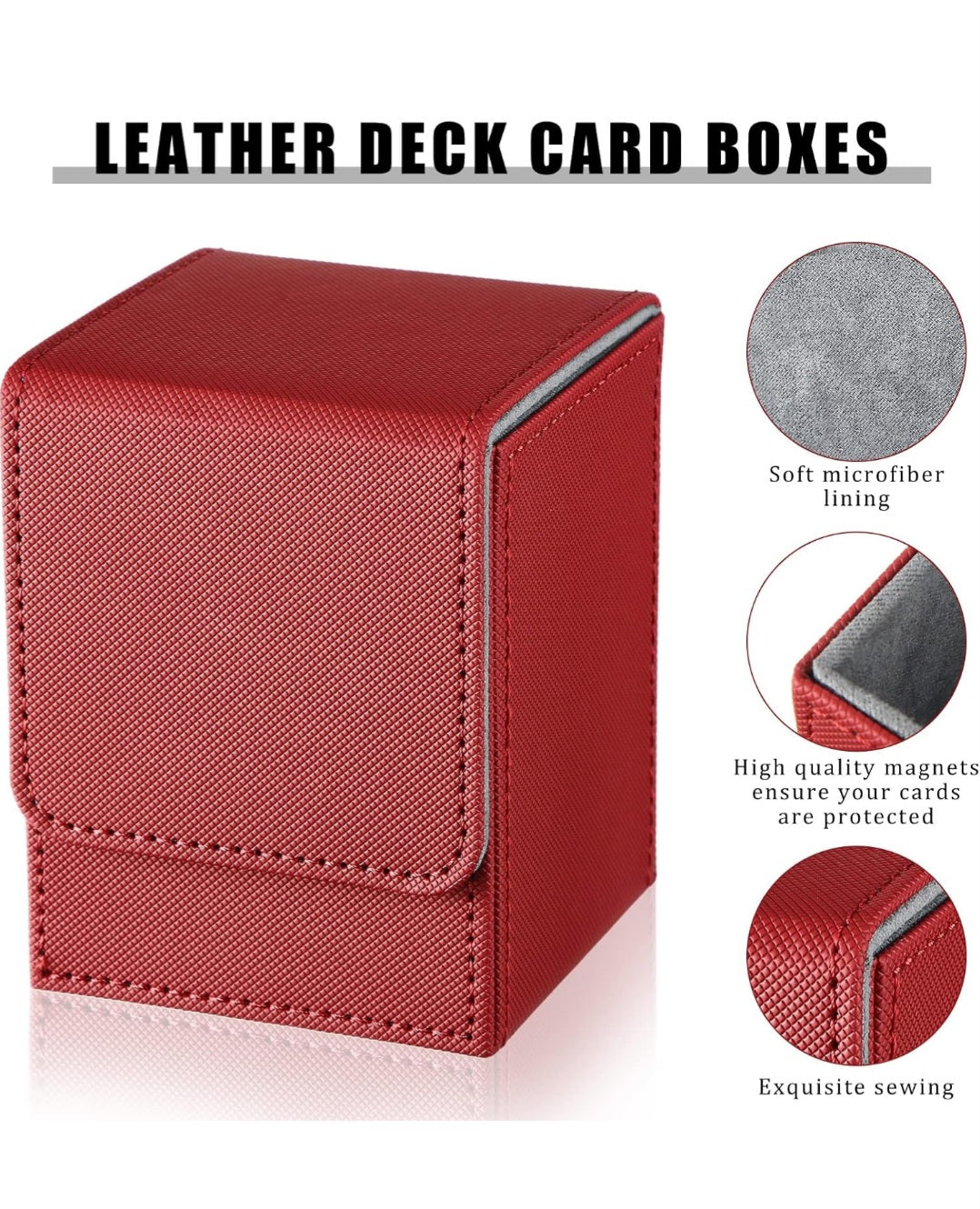 Leather Deck Box