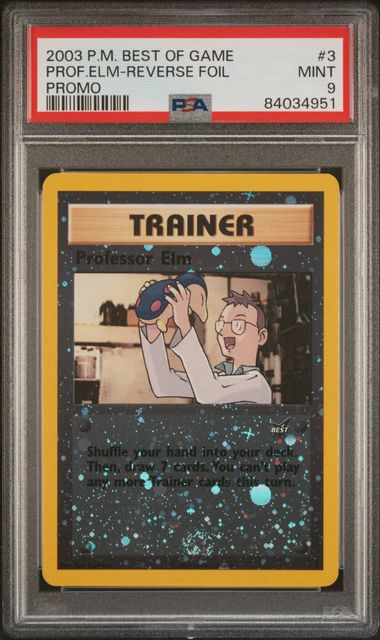 Professor Elm Best of Game Promo PSA 9