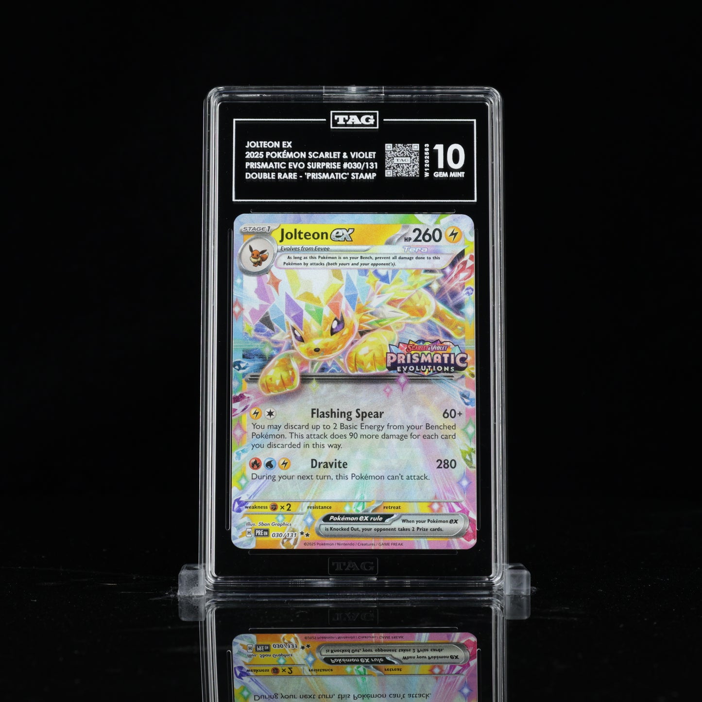 Jolteon EX Prismatic Stamp 030/131 TAG 10