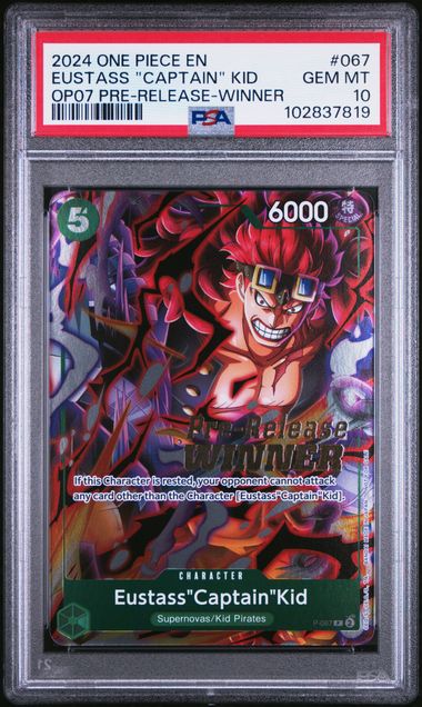 Eustass Captain Kid Pre-Release-Winner PSA 10