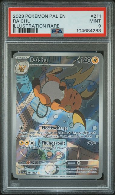 Raichu 211/193 Paldea Evolved PSA 9