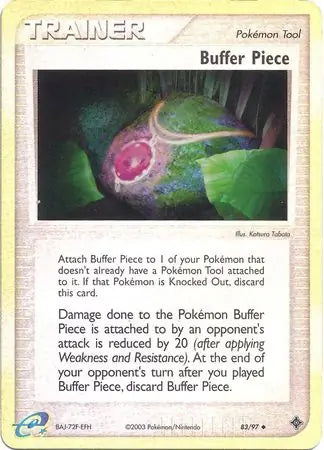 Buffer Piece 72/101 EX Dragon Frontiers Rev Holo