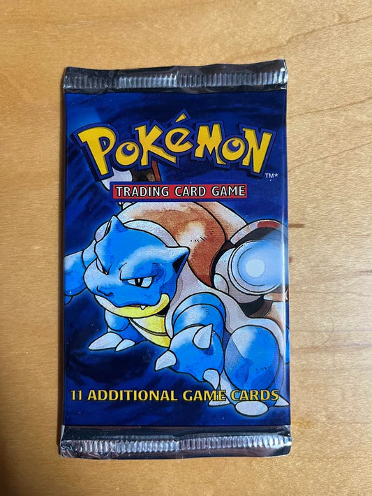 Base Set Booster Pack (Unlimited Edition) (Blastoise)